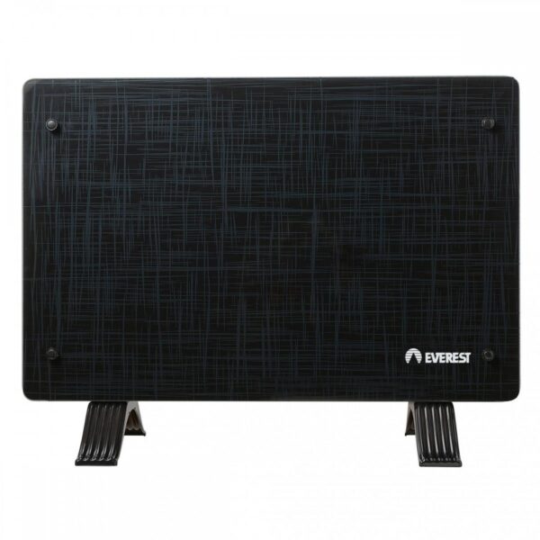 Vitro Calefactor Con Forzador Everest Negro 2000 W