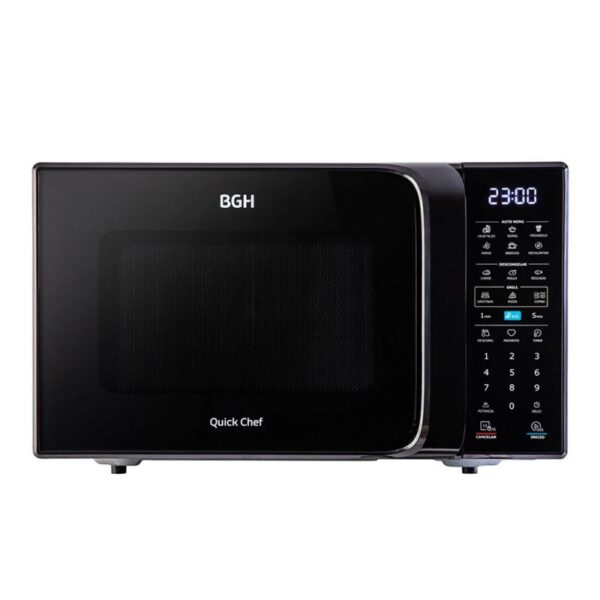 MICROONDAS BGH 23 LTS DIGITAL C/GRILL NEGRO
