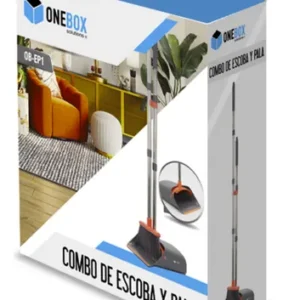 Set de limpieza de escoba y pala rebatible ONEBOX