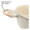 Cacerola Inducción Antiadherente 22 Cm Granito Crema Carol - Image 2