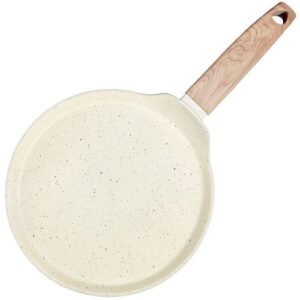Panquequera Induccion Antiadherente 22cm Granito crema Carol