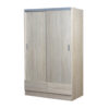 Placard tana eco Corredizo 2 puertas, 2 cajones Ricchezze - Image 2