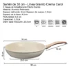 Sartén Inducción Antiadherente 30 Cm Granito Crema Carol - Image 4